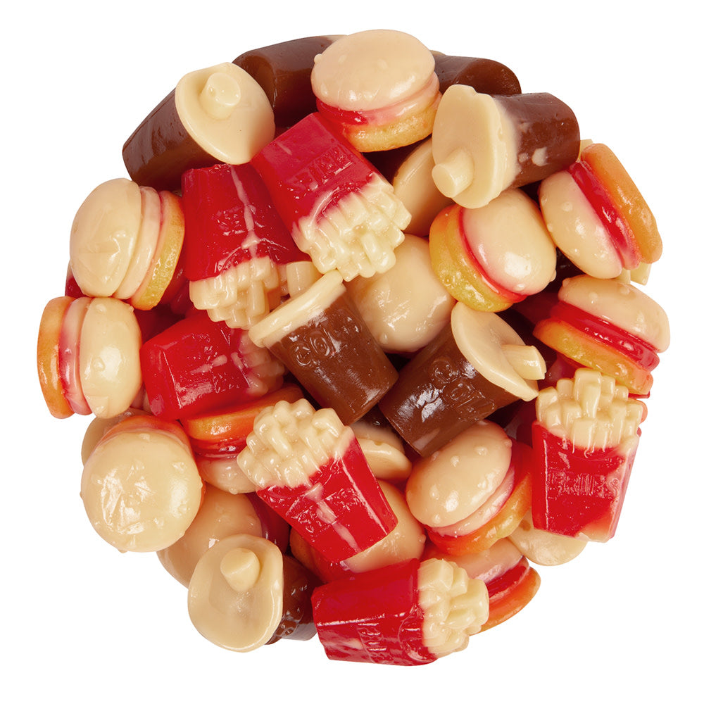 Wholesale Müttenberg Candy Gummy Fast Food 3D Gummies- Bulk