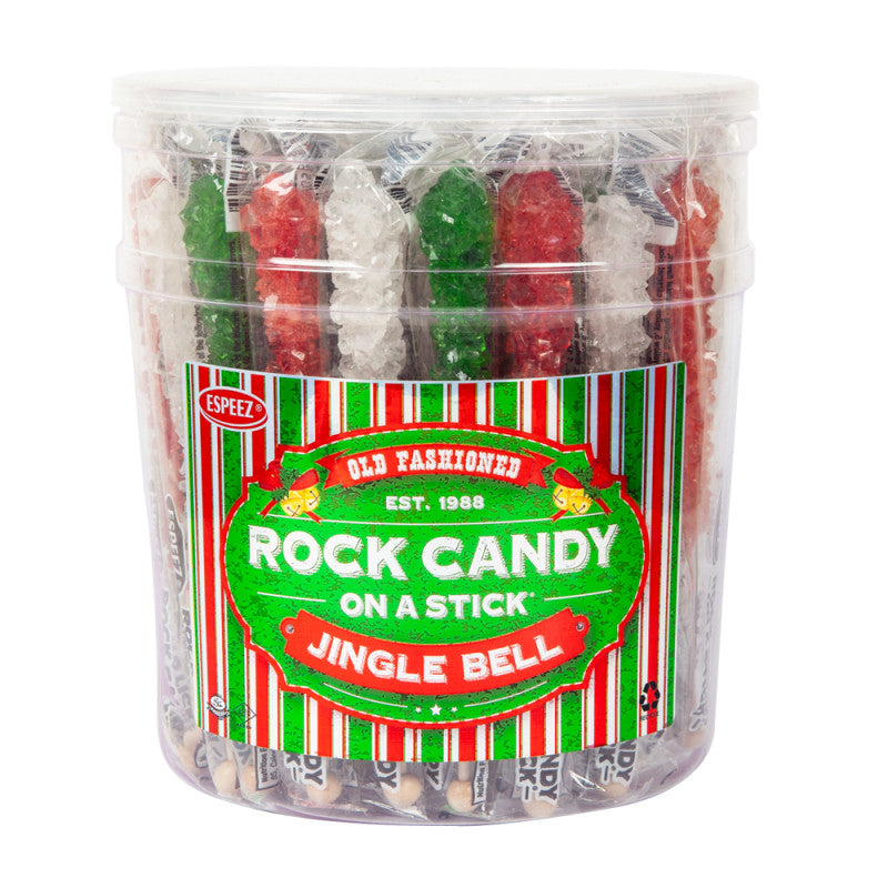 Wholesale Jingle Bell Rock Candy 0.78 Oz Tub- Bulk