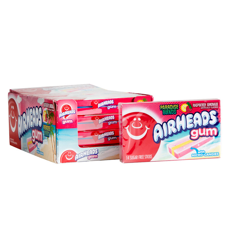 Wholesale Airheads Gum Sugar Free Raspberry Lemonade Bulk