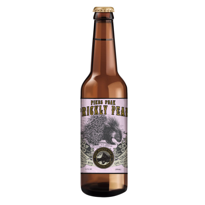 Wholesale Rocky Mountain Soda Pikes Prickly Pear 12 Oz Bottle 4 Pack- Bulk