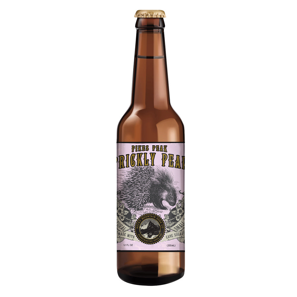 Wholesale Rocky Mountain Soda Pikes Prickly Pear 12 Oz Bottle 4 Pack- Bulk