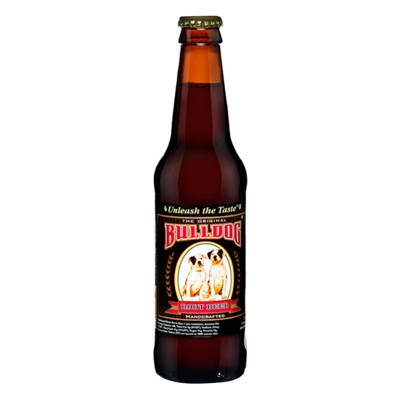 Wholesale Bulldog Root Beer 12 Oz Bottle- Bulk