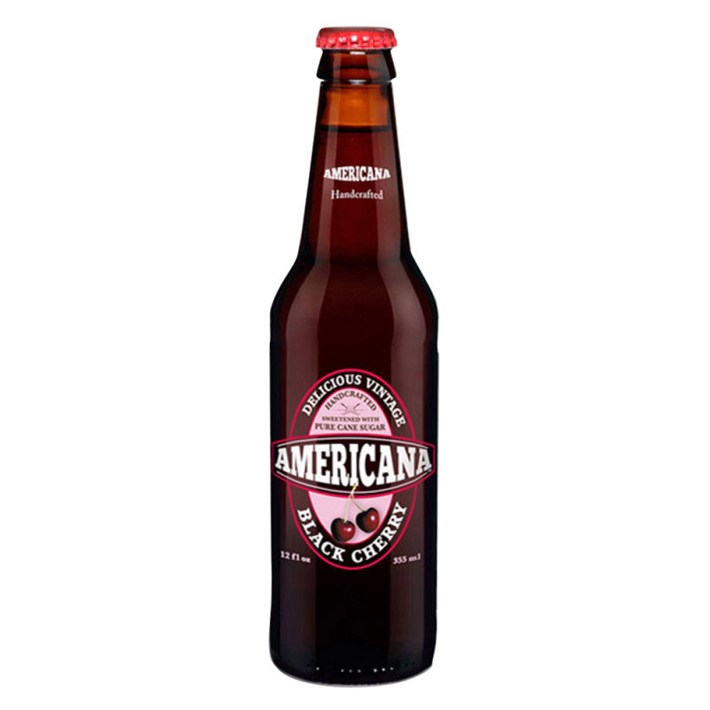 Wholesale Americana Black Cherry Soda 12 Oz Bottle Bulk