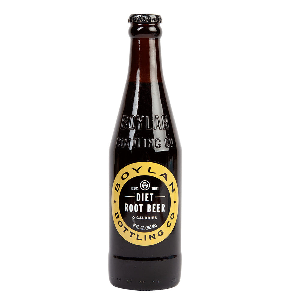 Wholesale Boylan Diet Root Beer 12 Oz Bottle- Bulk