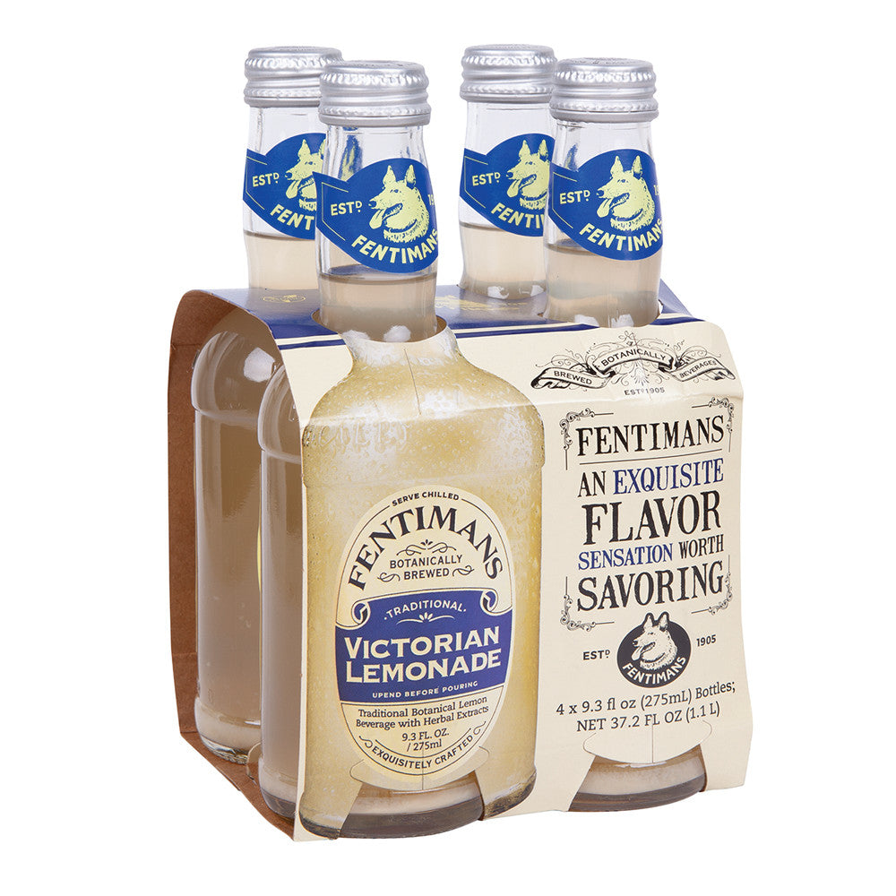 Fentimans Victorian Lemonade 9.3 Oz Bottle 4 Pack