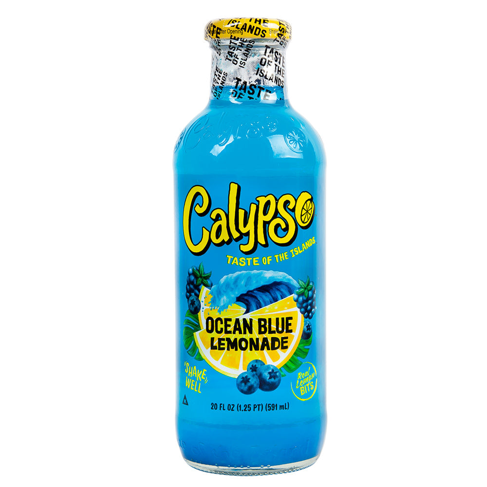 Calypso Ocean Blue Lemonade 16 Oz Bottle