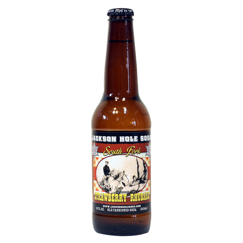 Wholesale Jackson Hole Strawberry Soda 12 Oz Bottle- Bulk