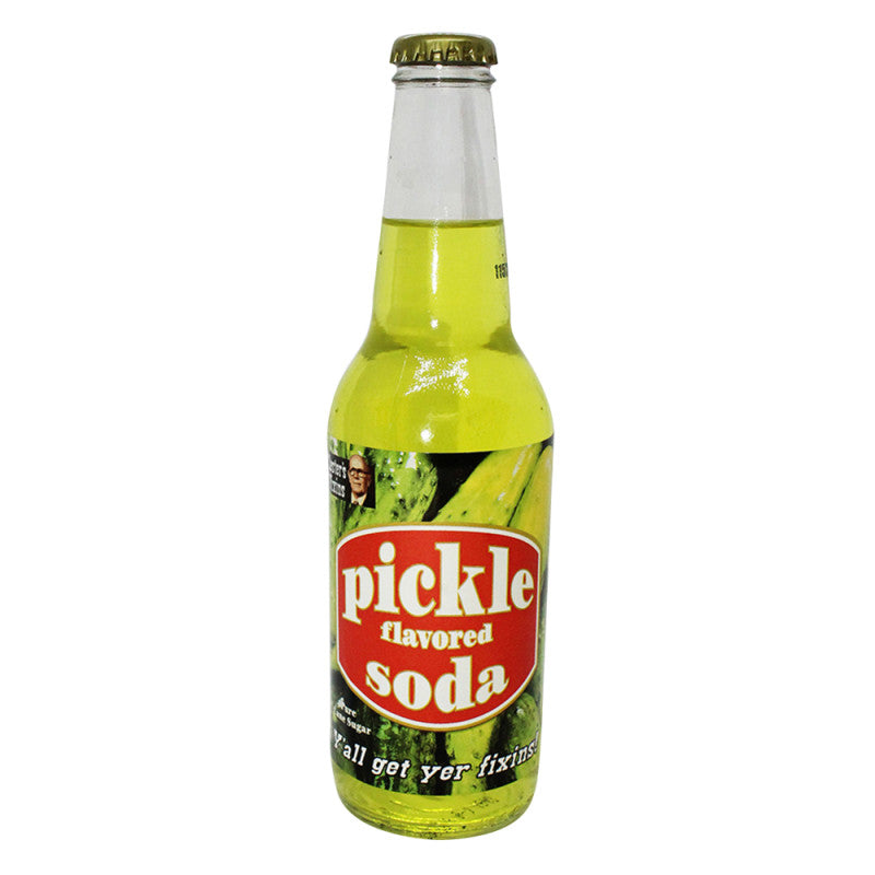 Wholesale Lester's Fixins Pickle Soda 12 Oz Bottle- Bulk