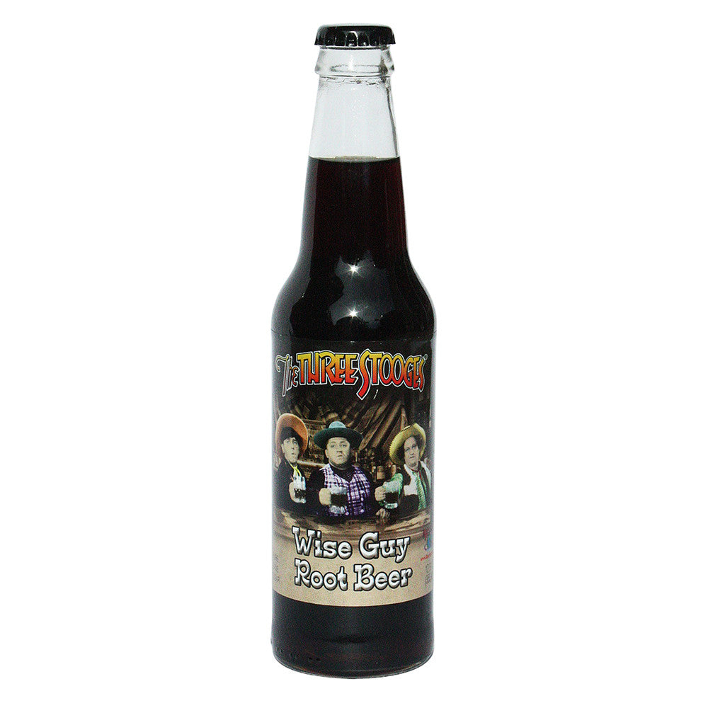 Wholesale Three Stooges Wise Guy Root Beer 12 Oz Bottle- Bulk