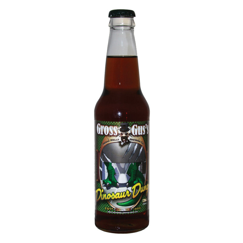 Wholesale Gross Gus's Dinosaur Dung Chocolate Soda 12 Oz Bottle- Bulk