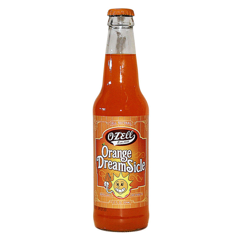 Wholesale O-Zell Orange Dreamsicle Soda 12 Oz Bottle- Bulk