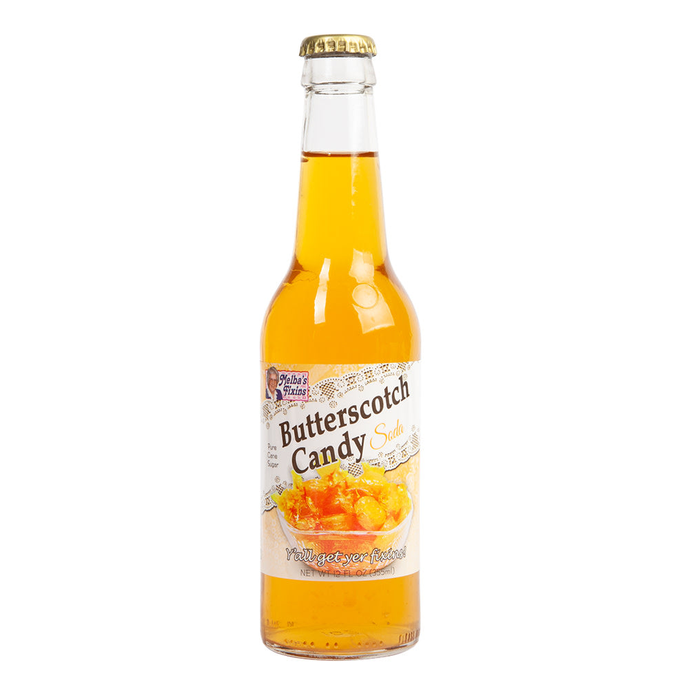 Wholesale Melba'S Fixins Butterscotch Soda 12 Oz Bottle- Bulk