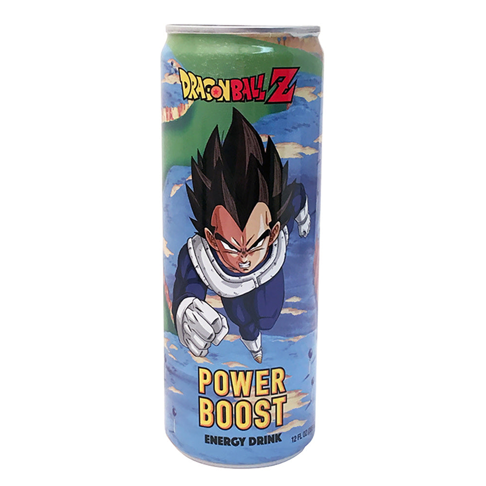 Dragon Ball Z Power Boost Energy Drink 12 Oz Can *Not For Sale In Canada*