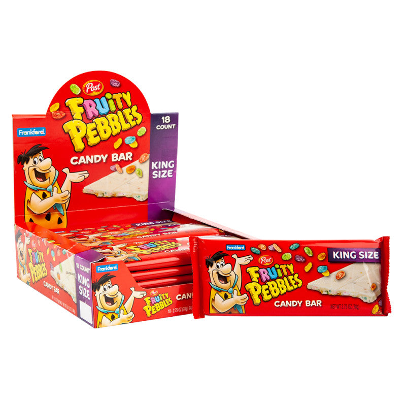 Wholesale Fruity Pebbles Candy Bar King Size 2.75 Oz 18 Ct- Bulk