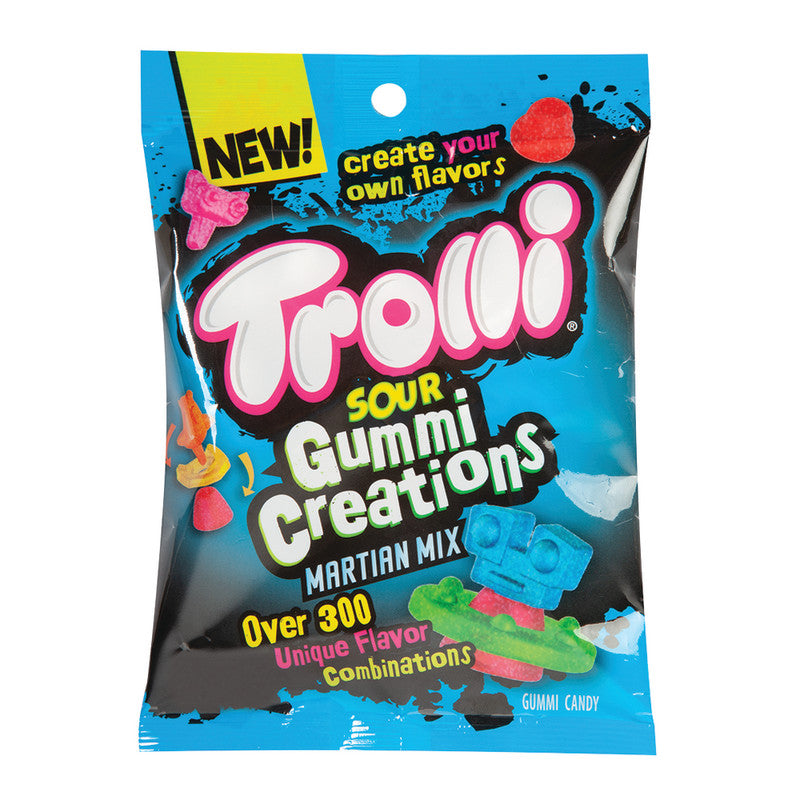 Wholesale Trolli Sour Gummi Creations Peg Bag- Bulk