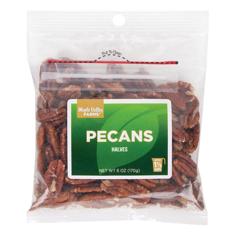 Wholesale Maple Valley Farms Pecan Halves 6 Oz Bag- Bulk