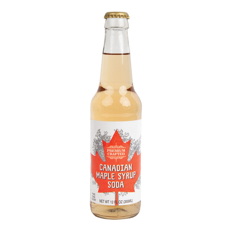 Wholesale Canadian Maple Syrup Soda 12 Oz Bottle- Bulk