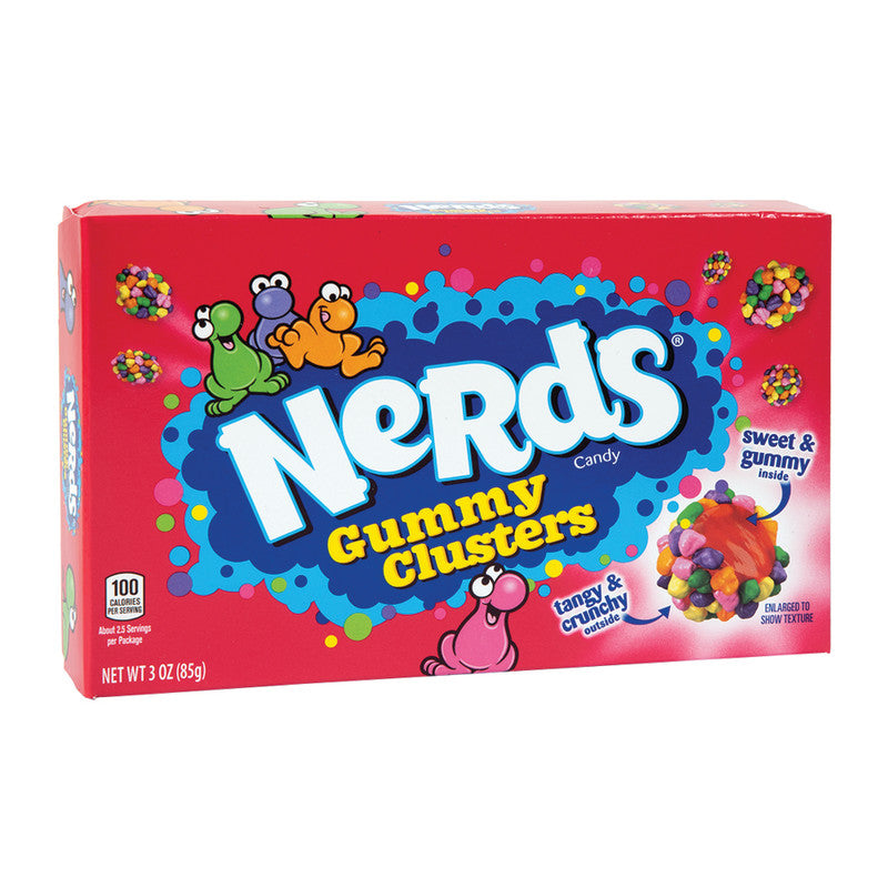 Wholesale Nerds Gummy Clusters 3 Oz Theater Box- Bulk