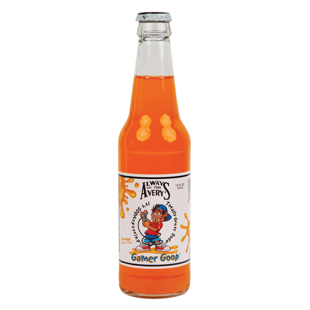 Wholesale Avery'S Gamer Goop Grape & Orange Soda 12 Oz Bottle- Bulk
