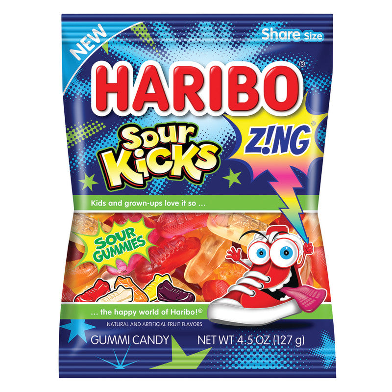 Wholesale Haribo Sour Kicks 4.5 Oz Bag- Bulk