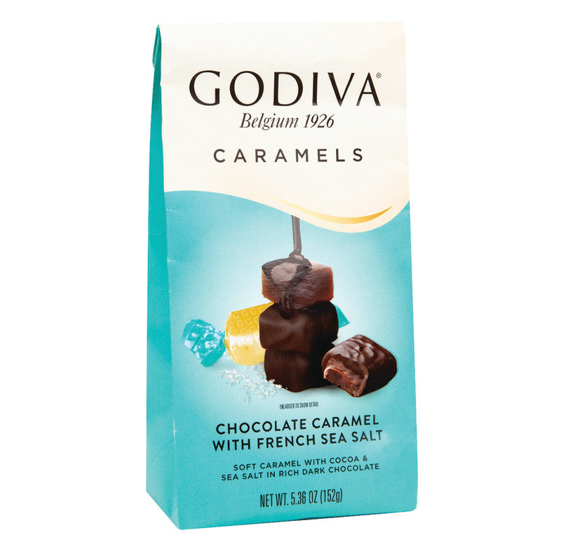 Wholesale Godiva Chocolate Sea Salt Caramel 5.3 Oz Small Bag- Bulk