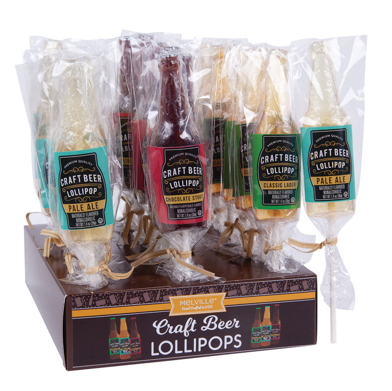 Wholesale Melville Craft Beer Lollipops 1.2 Oz- Bulk