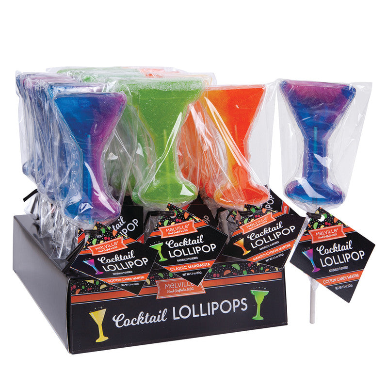 Wholesale Melville Cocktail Lollipops 1.2 Oz- Bulk