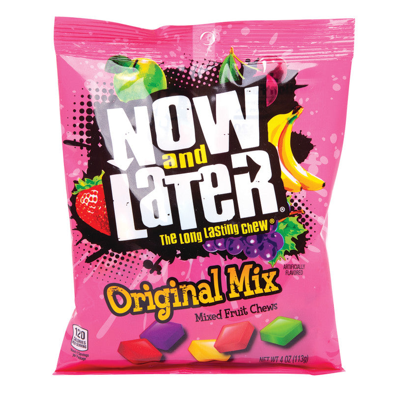 Wholesale Now & Later Original Mix 4 Oz Peg Bag- Bulk