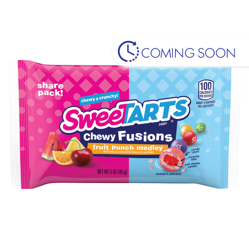 Wholesale Sweetarts Chewy Fusions 3 Oz Bag- Bulk