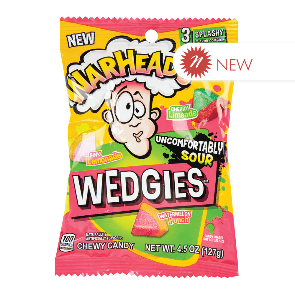 Wholesale Warheads - Wedgies - Peg Bag - 4.5Oz- Bulk