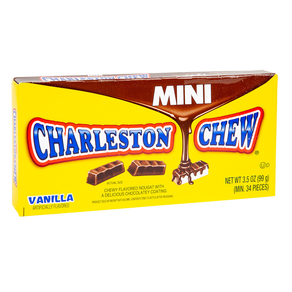 Wholesale Charleston Chew Mini Pieces 3.5 Oz Theater Box- Bulk