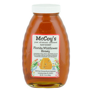 Wholesale Mccoy'S Florida Wildflower Honey 1 Lb Glass Bottle *Fl Dc Only* 6ct Box Bulk