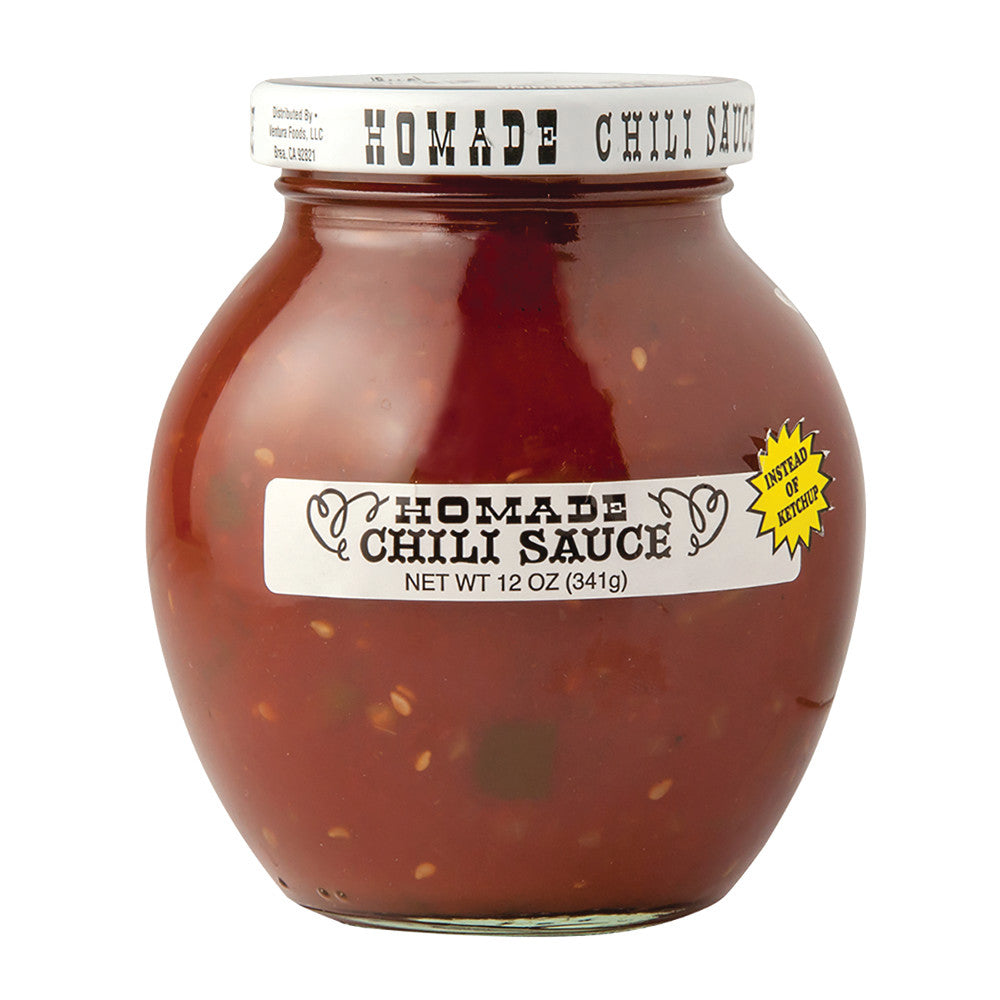 Homade Chili Sauce 12 Oz Jar BoxNCase