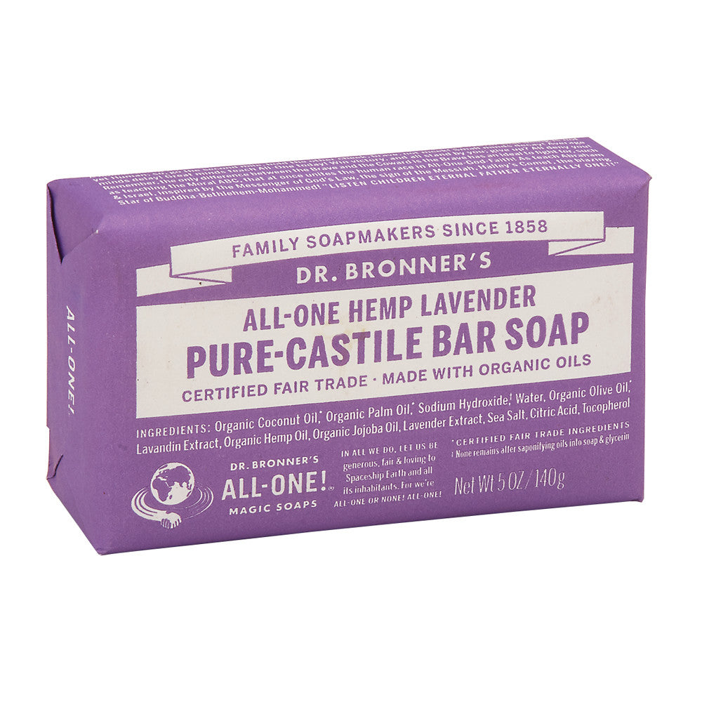 Dr. Bronner'S Lavender Magic Bar 5 Oz Soap