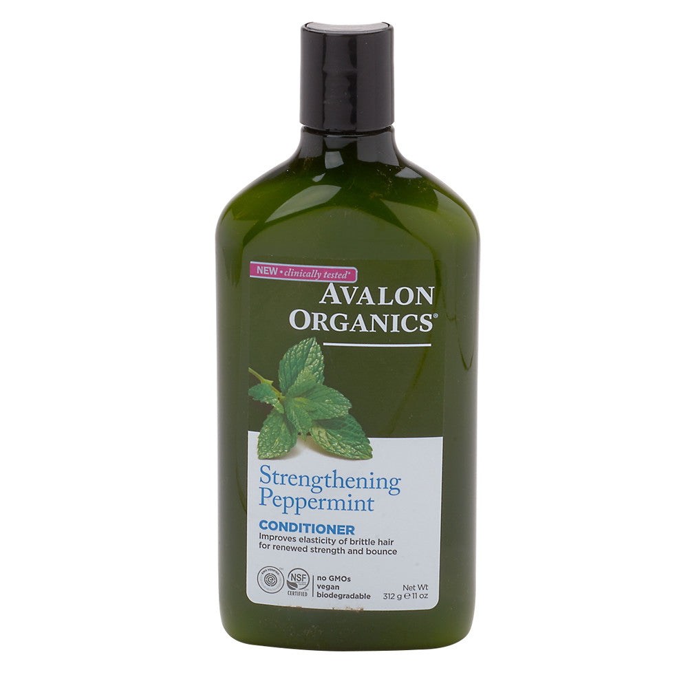 Wholesale Avalon Organics Strengthening Peppermint Re-Vitalize Conditioner 11 Oz Bottle- Bulk