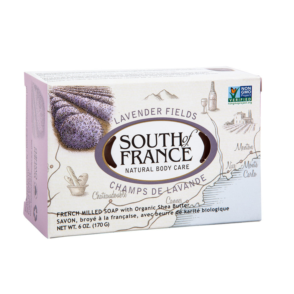 South Of France Lavender Fields Soap 6 Oz Bar