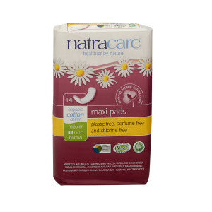 Wholesale Natracare Regular Pads Maxi Pads 14 Ct Pack- Bulk