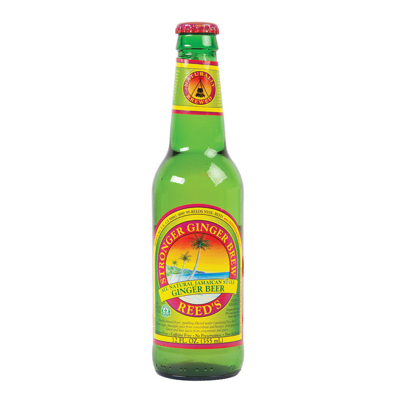 Wholesale Reed's Original Ginger Brew Jamaican Style Ginger Soda 12 Oz Bottle Bulk