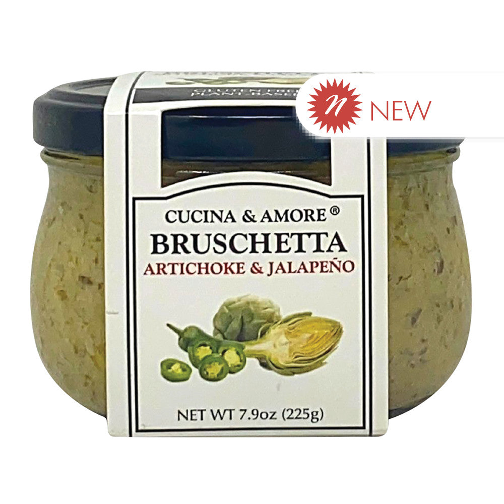 Wholesale Cucina & Amore Brushetta Artichoke & Jalapeno 7.9 Oz Jar- Bulk