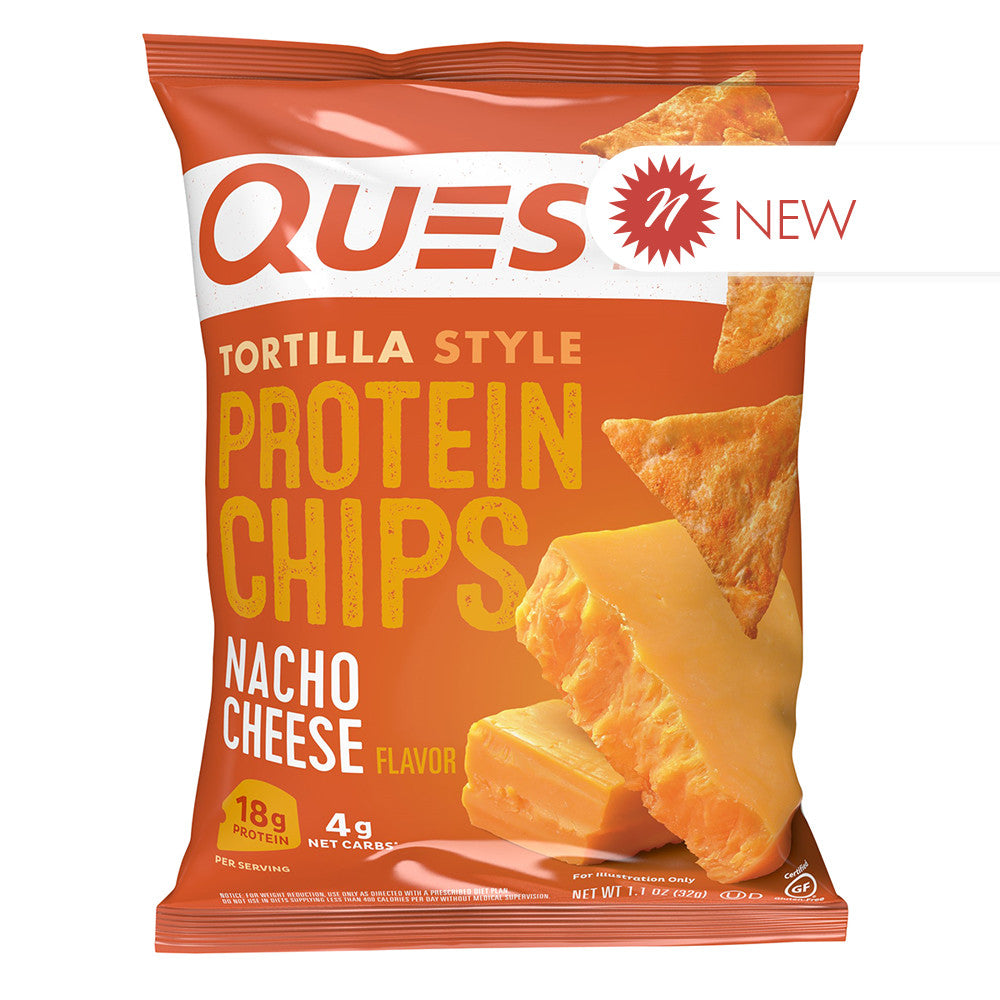 Wholesale Quest - Tortilla Chips - Nacho - 1.1Oz- Bulk