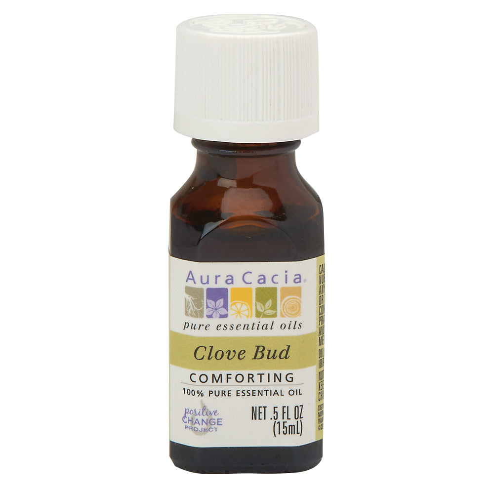 Wholesale Aura Cacia Essential Clove Bud Oil 0.5 Oz Bottle- Bulk