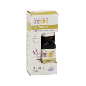Wholesale Aura Cacia Essential Lavender Oil 0.5 Oz Box Bulk