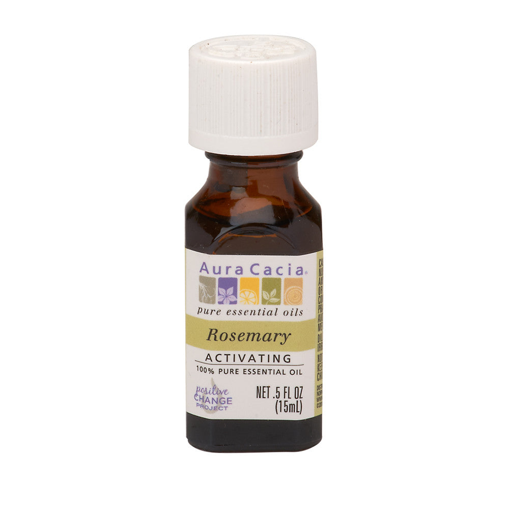 Aura Cacia Essential Rosemary Oil 0.5 Oz Bottle