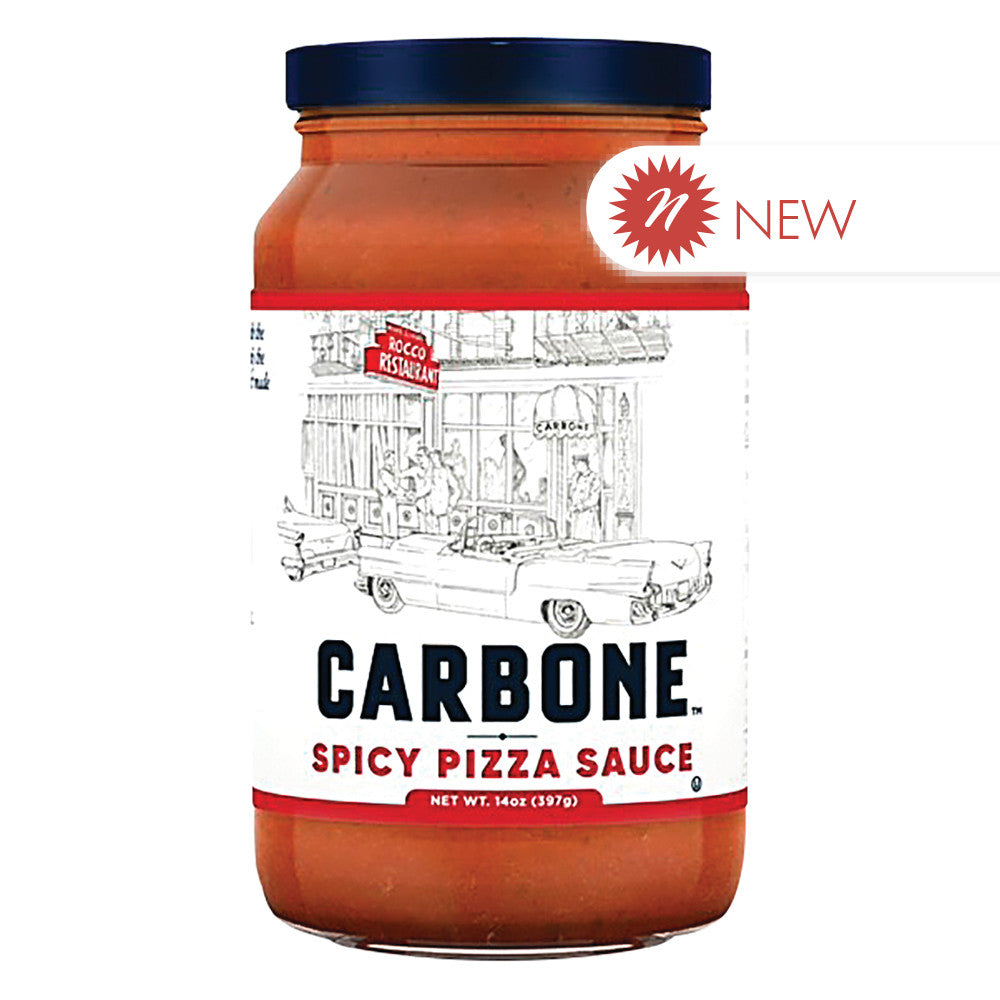 Wholesale Carbone Spicy Pizza Sauce 14 Oz Jar- Bulk