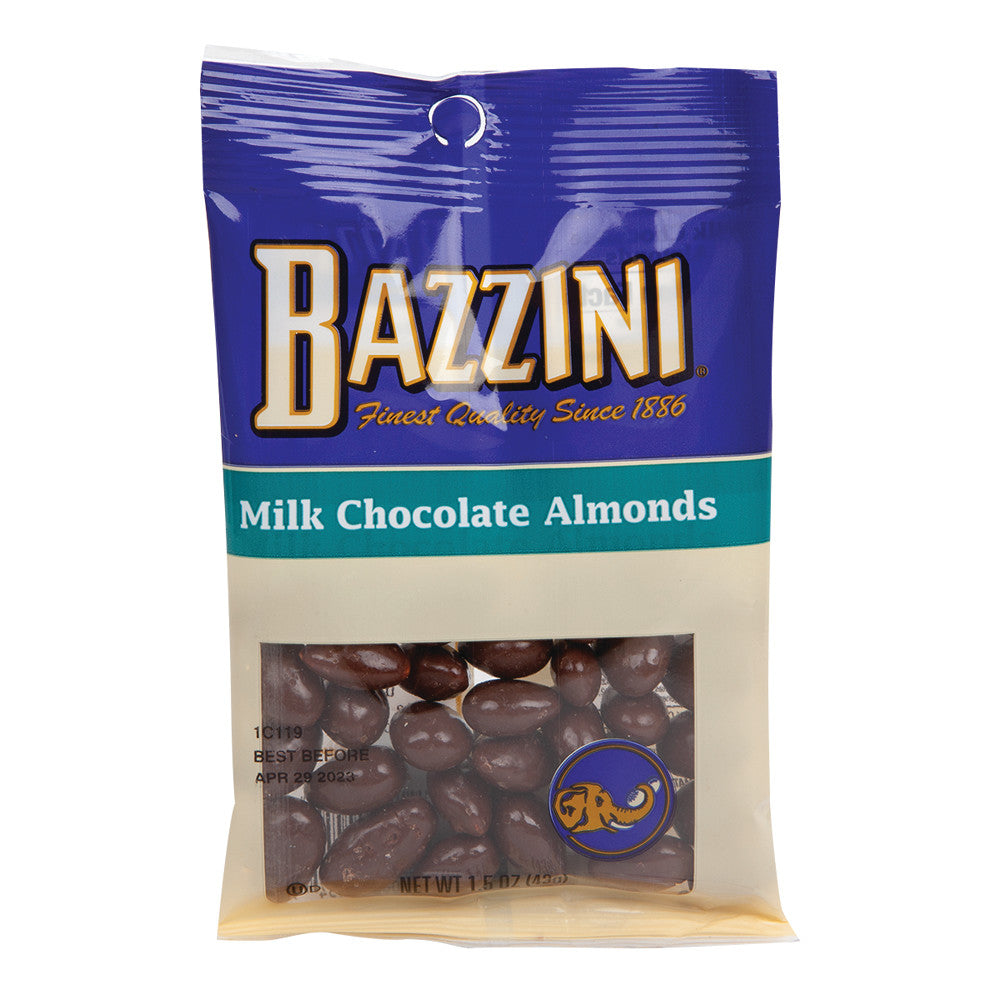 Bazzini Milk Chocolate Almonds 1.5 Oz Bag