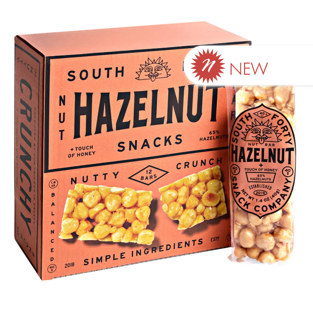 Wholesale South Forty Hazelnut Nut 1.4 Oz Bars Bulk