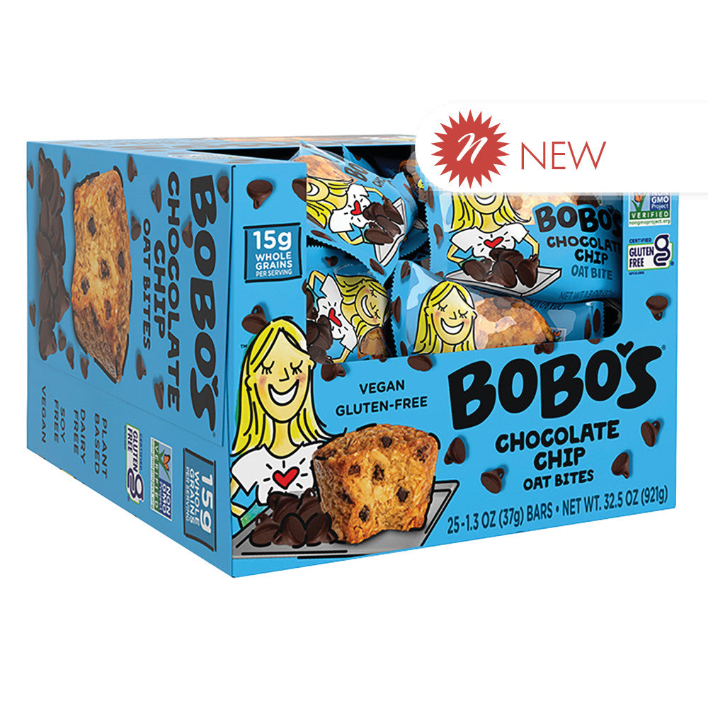Wholesale Bobo'S Chocolate Chip Oat Bites 1.3 Oz- Bulk
