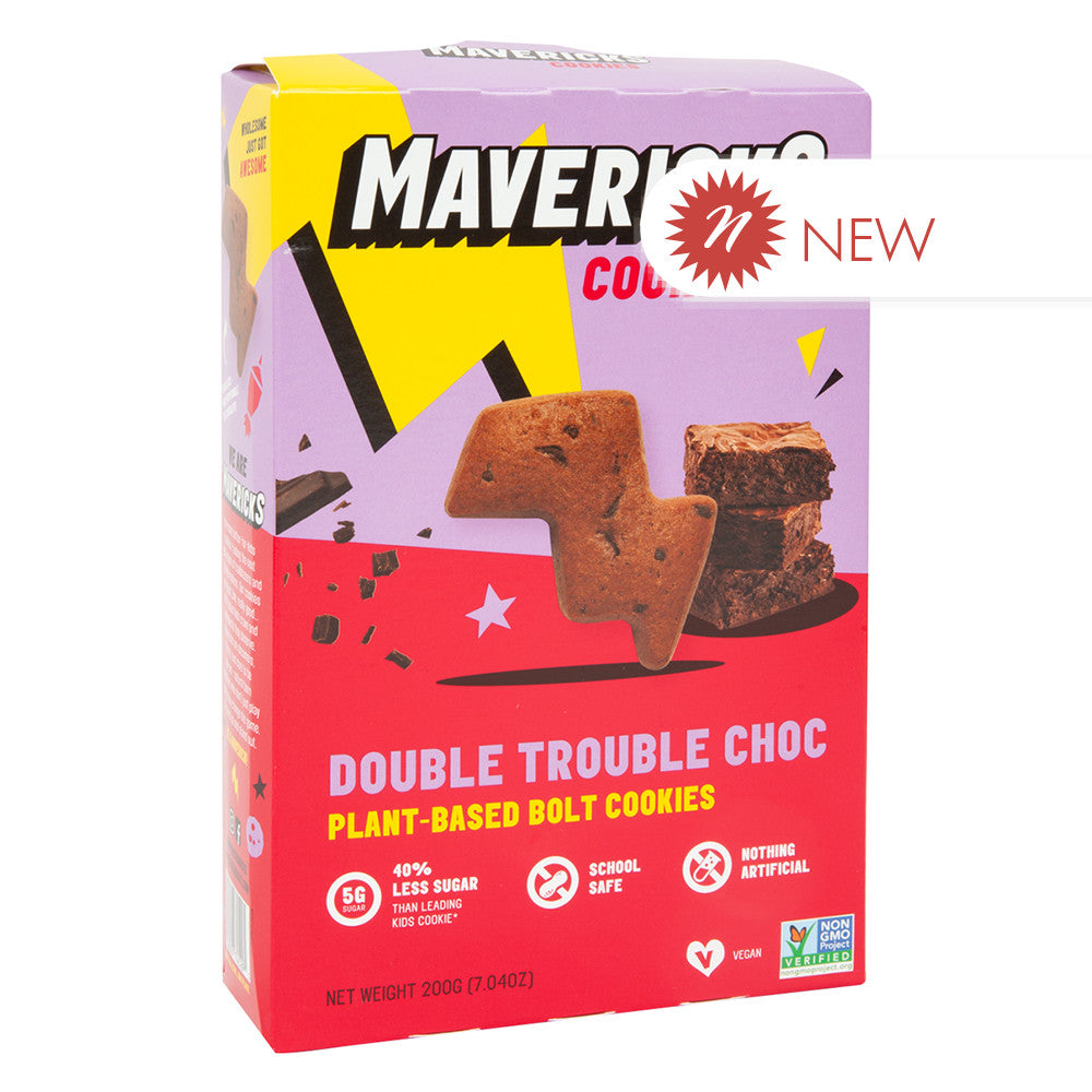 Mavericks - Double Trouble Chocolate Cookies - 7.04Oz