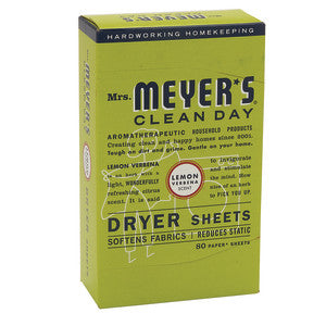 Wholesale Mrs. Meyer's Lemon Verbena Dryer Sheets Bulk