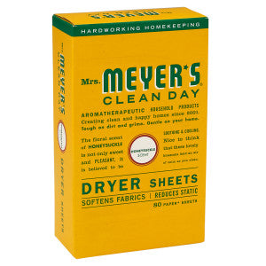 Wholesale Mrs. Meyer's Dryer Honeysuckle Sheets- Bulk